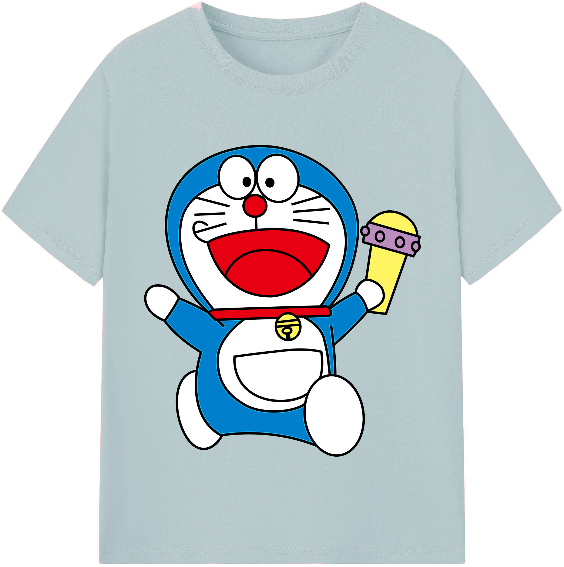 （画像用） ドラえもん Doraemon 綿100％半袖Tシャツ（フロントプリント）